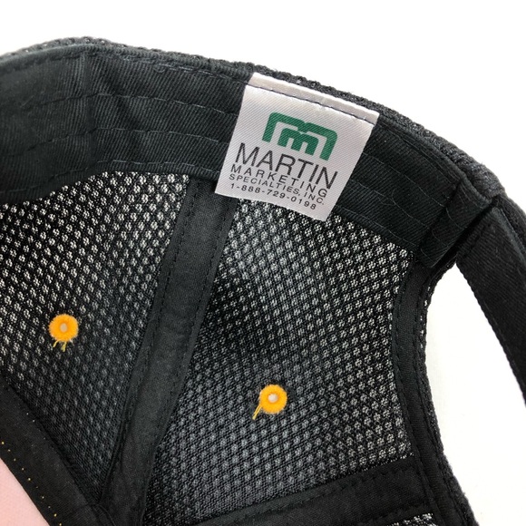 Continental Tire Trucker Black Yellow Mesh Cap Adjustable Hat - Picture 13 of 14